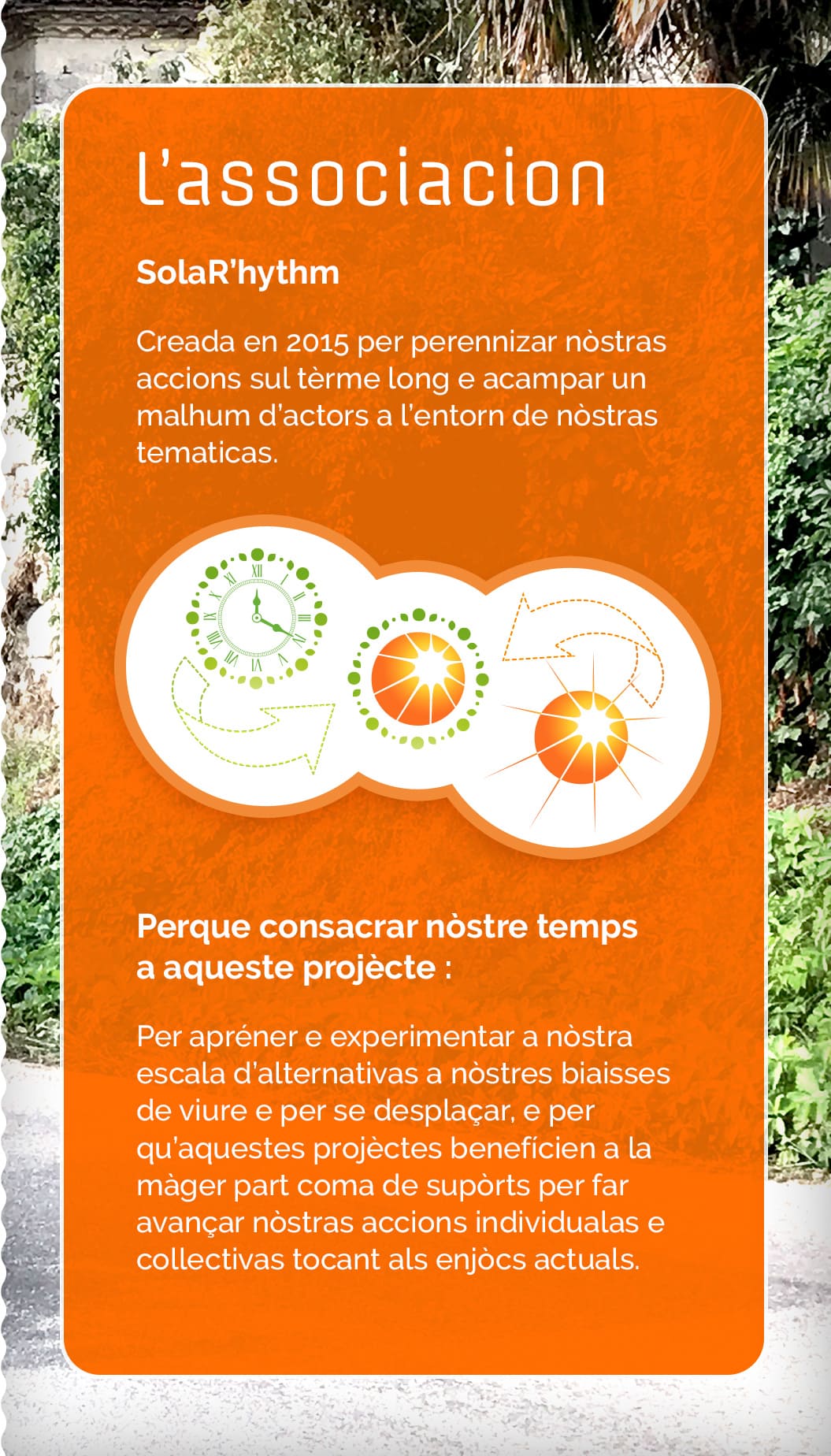 Presentacion de l'associacion